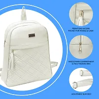 PU Backpack High Quality Women Pu Leather Backpacks School Bags for Teenager Girls Fashion Backpack handbags-thumb3