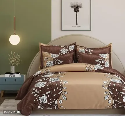 King size bedsheet with 2 pillow covers (Size 108*108 inches)