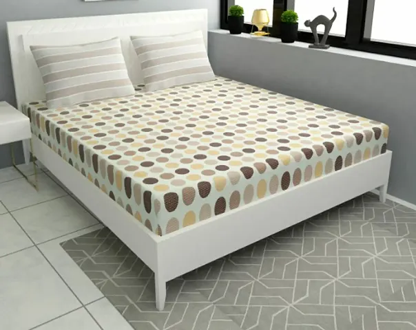 New Arrival Premium King size Elastic Fitted Bedsheets With 2 Pillow Covers