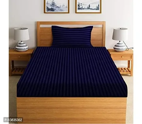 Single Bedsheet (Flat Size- 60*90 inches) with 1 Pillow Cover-thumb0