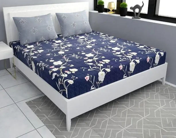 Elastic Fitted King Size Bedsheets (108*108 Inch)