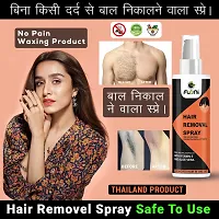 Hair Removal Cream Spray | Remove hair instantly | Painless Hair Remover Spray for Arms, Legs  Armpits | Removes Hair in 10 Minutes with Skin Detan | Lavender Flavor | For Women ndash; 100ml-thumb1