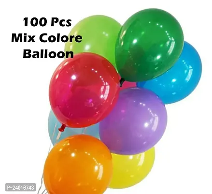 Clapcart Pack Of 100 Mix Large Party Balloon For Birthday Anniversary Party Decoration