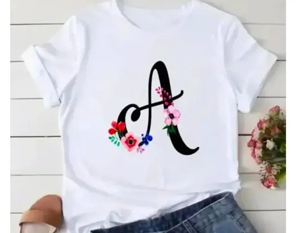 Elegant Floral T-Shirt For Women