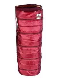 Ansari Handicraft Maroon 5 Layer Shoe Bag Storage Bag Travelling Bag-thumb3