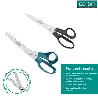 Godrej Cartini Multipurpose Scissors for Home & Office, Cutting Paper, Wool and Thick Cardboard? (All Purpose & Classic Cut Scissors, Pack of 2)-thumb4