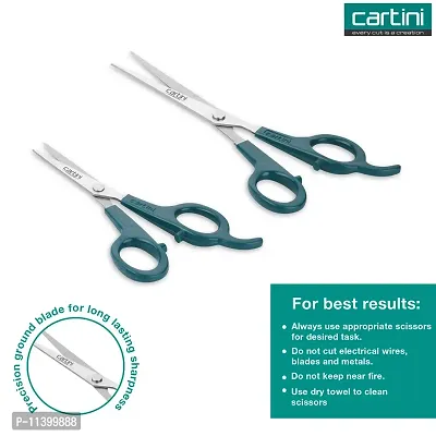 Godrej Cartini Scissors for Men & Women, Personal Hairdressing, Saloons & Ladies Beauty Parlours (Trendy Cut & Stylish Cut, Pack of 2)-thumb5