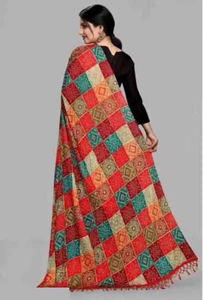 Ethnic Women Silk Blend Printed Dupatta