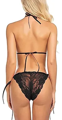 Radhya Fashion Womens Sexy Lace Teddy Bodysuit One-Piece Lingerie V-Neck Sleepwear Mini Babydoll-thumb1