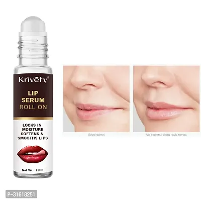 brown Natural Lip Serum Oil For Lip Shine, Glossy, Soft With Moisturizer  (10 ml) (pack of 1)-thumb0