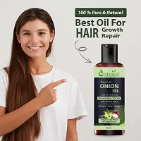 Onion Hair Oil With 14 Essential Oils For Hair Regrowth- Pack Of 2-thumb1