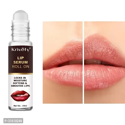 brown Natural Pink Lip Serum Oil For Lip Shine, Glossy, Soft (10 ml) (pack of 1)-thumb0