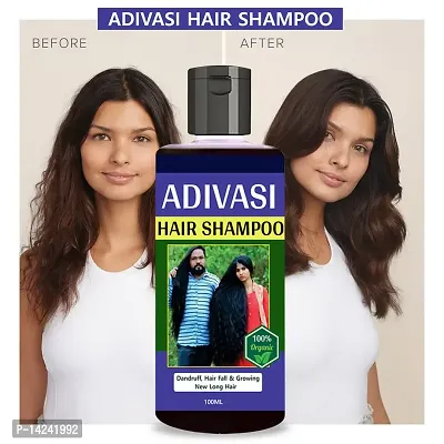 Adivasi Herbal Premium quality hair shampoo for hair Regrowth -  (100 ml)-thumb0