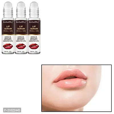 Natural Pink Lip Serum Oil for Lip Shine, Glossy, Soft with Moisturizer ( Pack of 3) (10 Ml)-thumb0