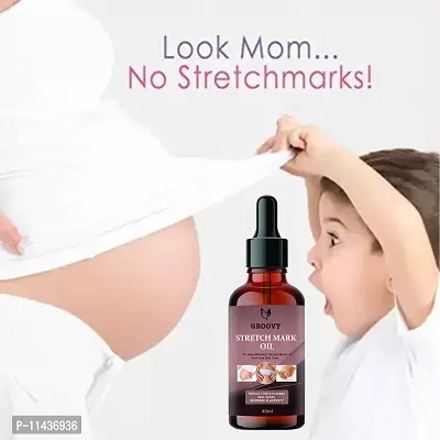 Stretch Marks Oil Organic Body Stretch Mark Removal Oil  Anti Aging  Pregnancy Stretch Mark Removal Oil Scar Removal  Anti Wrinkle  Skin Hydration 40  ml-thumb3