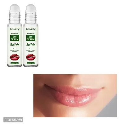 Natural Lip Care Roll On Serum, 10ml Pack of 2-thumb0