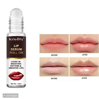 KRIVETY brown Advanced Brightening Roll on  Lip Serum for Glossy  Shiny Lips (Pack of: 1, 10 g) (pack of 1)-thumb0