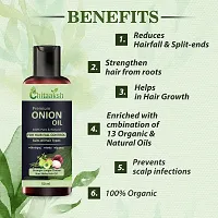 Onion Oil Anti Hair Loss And Hair Growth Oil With Pure Argan, Black Seed Oil - Growth 50 Ml-thumb1
