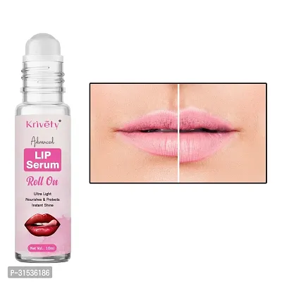 Krivety Lip Serum With Roll On For Visibly Plump  Supple Lips (10ml)-thumb0