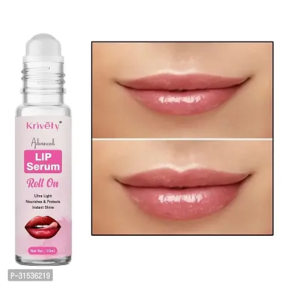 Krivety Lip Serum With Roll On For Visibly Plump  Supple Lips (10ml)-thumb0