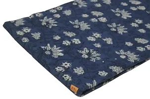 Cotton Quilt Men's Running Fabric Cotton Voile Fabric for Dressmaking,by The Yard Indigo Blue CDHIF#109-thumb2