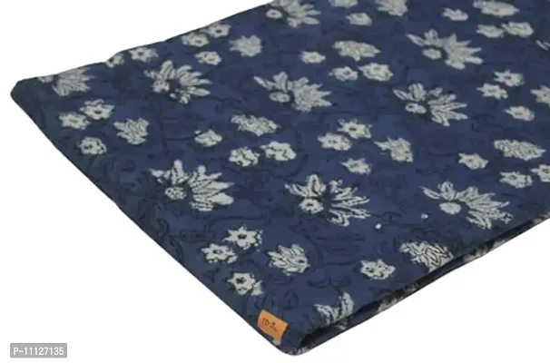 Cotton Quilt Men's Running Fabric Cotton Voile Fabric for Dressmaking,by The Yard Indigo Blue CDHIF#109-thumb3