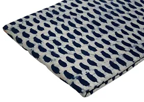 Cotton Quilt Baby Girls' Craft Making Block Print Mud Resist Fabric Dabu Print,by The Yard Natural Indigo CDHIF#90-thumb2