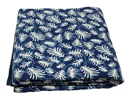 Cotton Quilt Juniors by The Yard Hand Block Print Fabric,by The Yard eco Friendly Indigo Blue CDHIF#98-thumb4