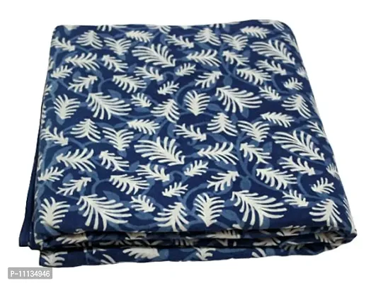 Cotton Quilt Juniors by The Yard Hand Block Print Fabric,by The Yard eco Friendly Indigo Blue CDHIF#98-thumb5