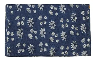 Cotton Quilt Men's Running Fabric Cotton Voile Fabric for Dressmaking,by The Yard Indigo Blue CDHIF#109-thumb1