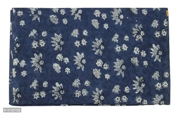 Cotton Quilt Men's Running Fabric Cotton Voile Fabric for Dressmaking,by The Yard Indigo Blue CDHIF#109-thumb2