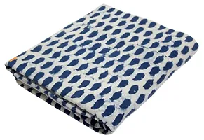 Cotton Quilt Baby Girls' Craft Making Block Print Mud Resist Fabric Dabu Print,by The Yard Natural Indigo CDHIF#90-thumb3