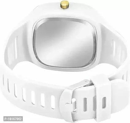 Full Rim , Trendy & Stylish Aviator Sunglasses For Men & Boys With Stylish Analog Wrist Watch (WHITE)-thumb5