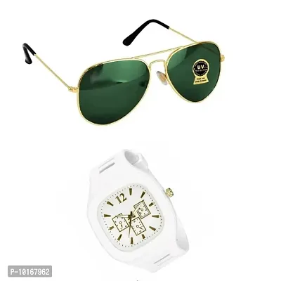 Gucci Medium Aviator Sunglasses in White for Men | Lyst