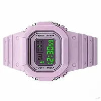 UZAK Digital Dispaly Men Wrist Watch (Pink)-thumb1