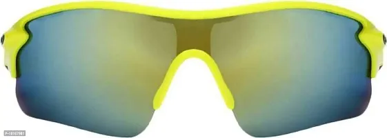 Sports Sunglasses, U V Protected Sports Sunglasses For Boys & Men With Free Analog & Digital Watch (BLACK)-thumb5