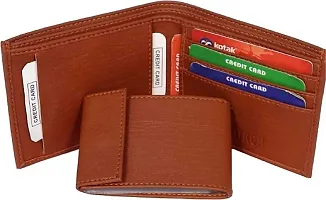 MEN Belt  Wallet Combo Set For Men , Gift Set For Men , Gift Hamper For Birthday or Other Occasion For Men (TAN)-thumb1