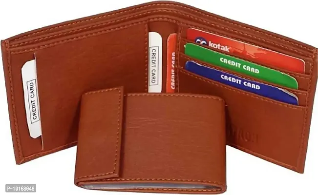 MEN Belt  Wallet Combo Set For Men , Gift Set For Men , Gift Hamper For Birthday or Other Occasion For Men (TAN)-thumb2
