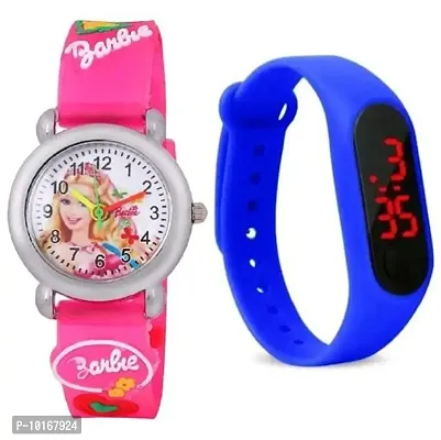 Boys Watches, Boys Digital Display Watches, Pack of 2 (Pink& Blue)