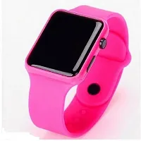 Digital Display Wrist Watch for Boys & Girls (Pack of 2) (Pink & White)-thumb1