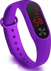 Digital Display Wrist Watch for Boys & Girls (Pack of 2) (Green & Purple)-thumb3