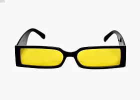 Retro Rectangle Sunglasses U V Protected for Teenage Girls & Women-thumb1
