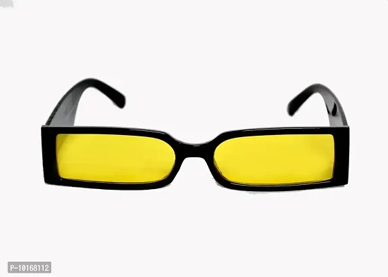Retro Rectangle Sunglasses U V Protected for Teenage Girls & Women-thumb2