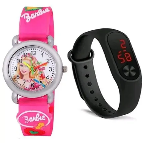 Kids Watches, Boys& Girls Digital Display & Analog Watches Combo, Pack of 2