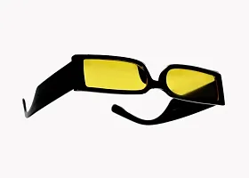 Retro Rectangle Sunglasses U V Protected for Teenage Girls & Women-thumb3