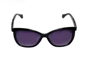 UZAK? U V Protected Cat Eye Sunglasses For Women & Girls (BLACK)-thumb1