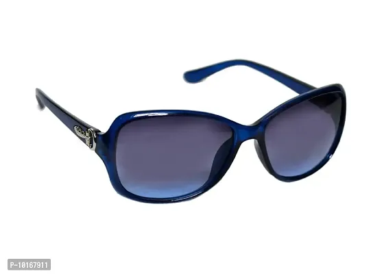 UZAK?U V Protected Oval Sunglasses For Women & Girls (Color Variants Available | Medium) (MULTI COLOR)-thumb0