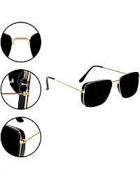 Sunglasses Combo , Men Alloy Frame Square Sunglasses ,U V Protected Combo Pack of 2 (MULTI COLOR)-thumb3