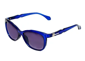 UZAK? U V Protected Cat Eye Sunglasses For Women & Girls (BLUE)-thumb2