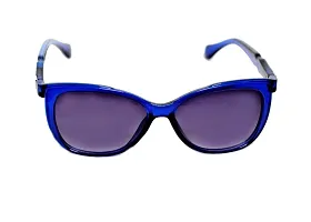 UZAK? U V Protected Cat Eye Sunglasses For Women & Girls (BLUE)-thumb1